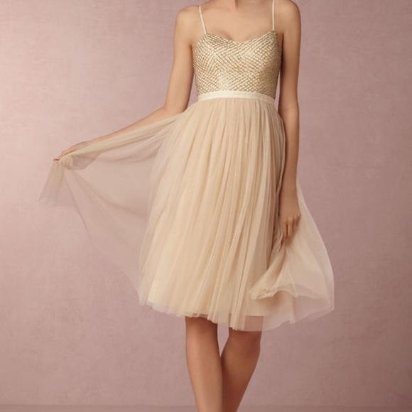 Needle & Thread Dusty Pink Bhldn Coppelia Feminine - Picture 1 of 7